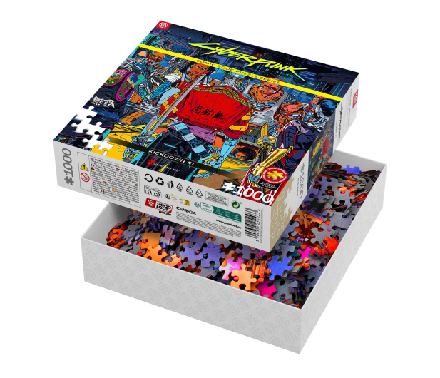 Good Loot Comic Book Puzzle: Cyberpunk 2077 Kickdown - 1503937 - zdjęcie 3